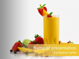 Eating Life Nutrition PowerPoint Template