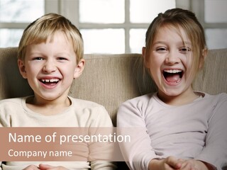 Indoors People Happy PowerPoint Template