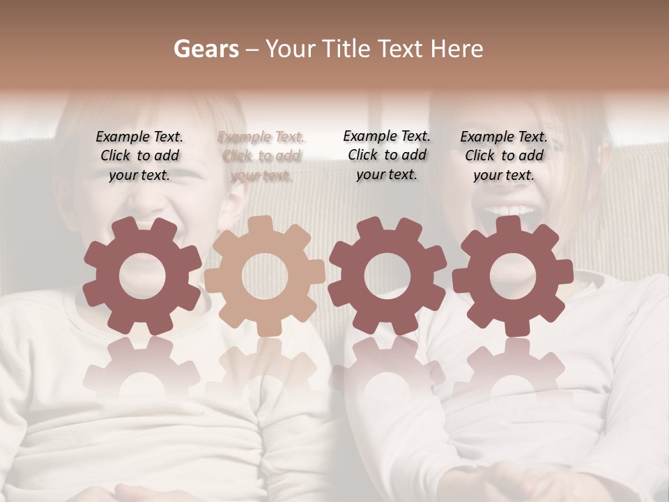 Indoors People Happy PowerPoint Template