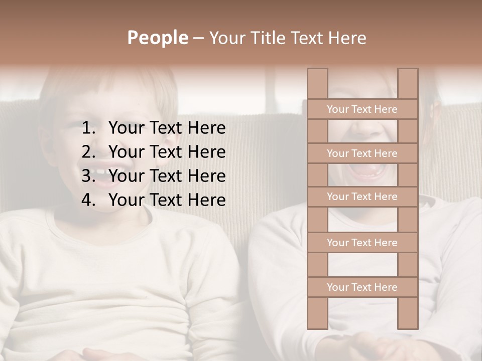 Indoors People Happy PowerPoint Template