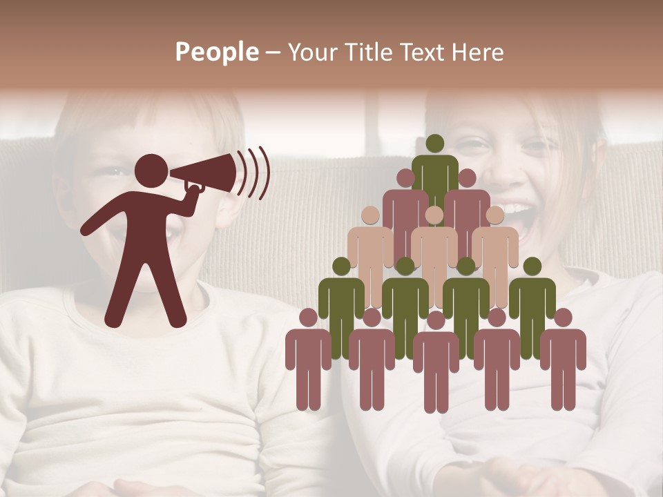 Indoors People Happy PowerPoint Template