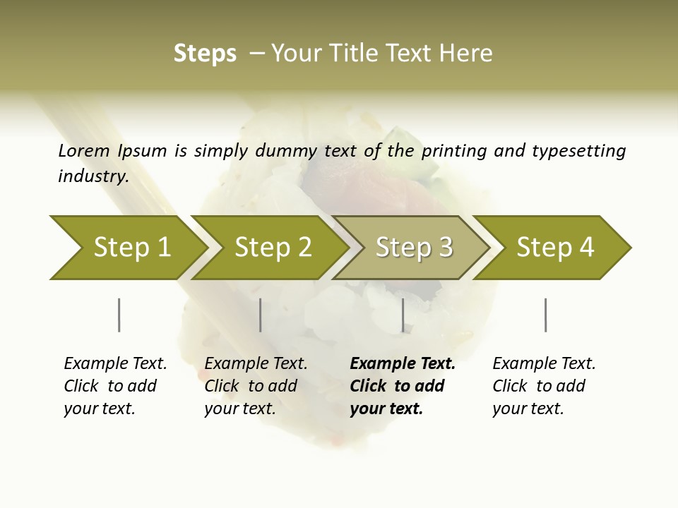 Healthcare Tuna Sticks PowerPoint Template