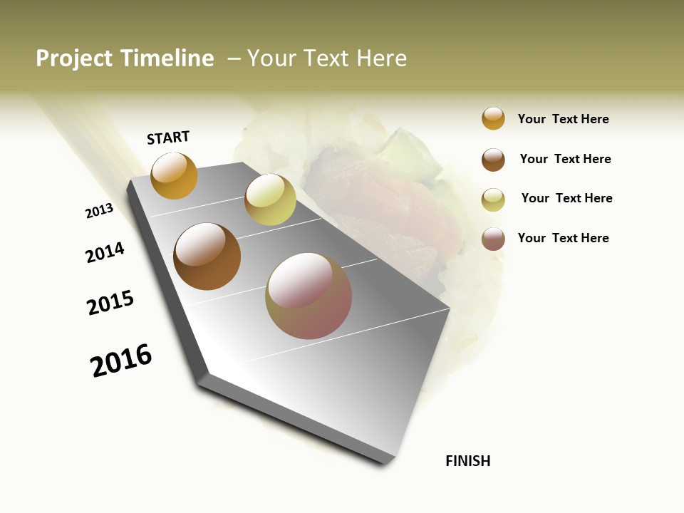Healthcare Tuna Sticks PowerPoint Template