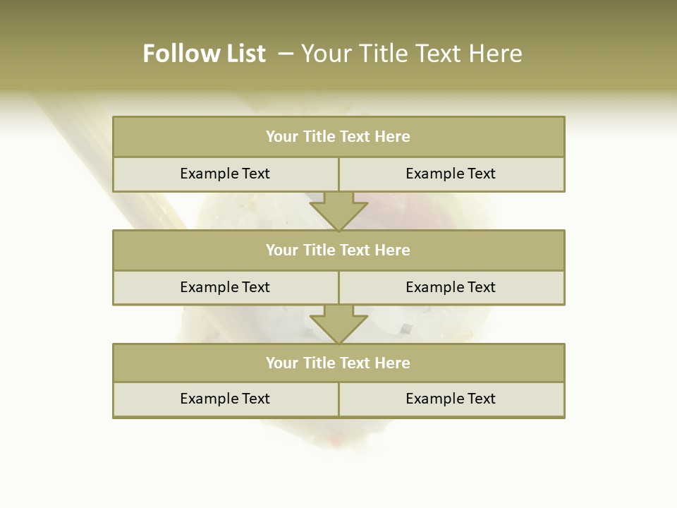 Healthcare Tuna Sticks PowerPoint Template