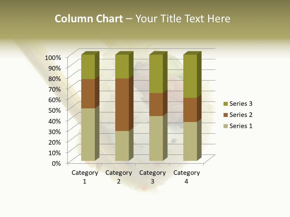 Healthcare Tuna Sticks PowerPoint Template