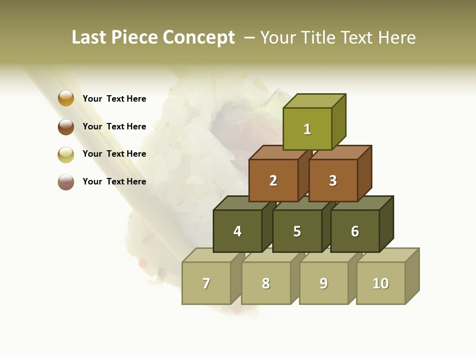 Healthcare Tuna Sticks PowerPoint Template