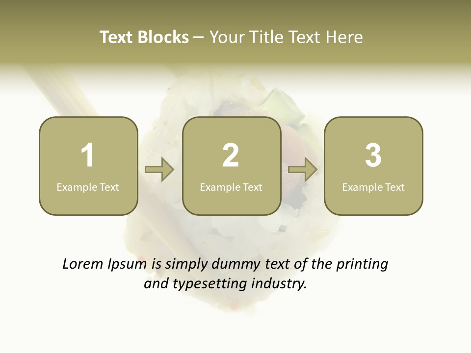 Healthcare Tuna Sticks PowerPoint Template