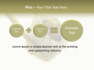 Healthcare Tuna Sticks PowerPoint Template