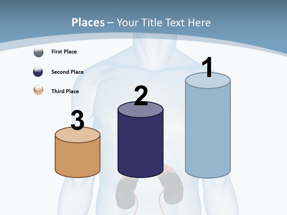 A Man's Stomach Is Shown In This Powerpoint Presentation PowerPoint Template