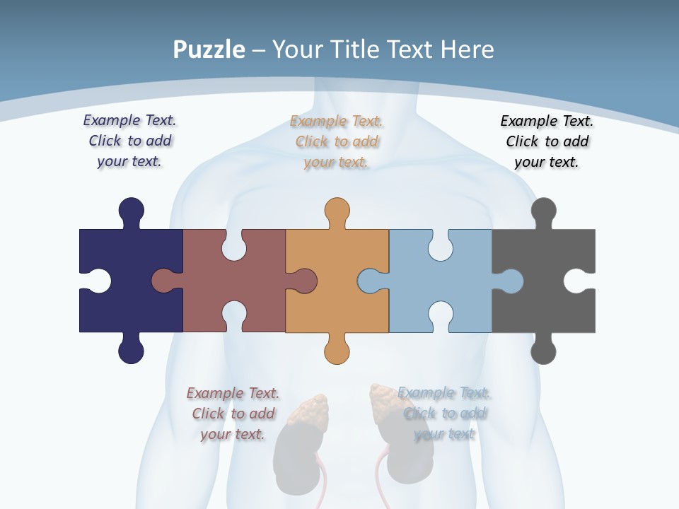 A Man's Stomach Is Shown In This Powerpoint Presentation PowerPoint Template