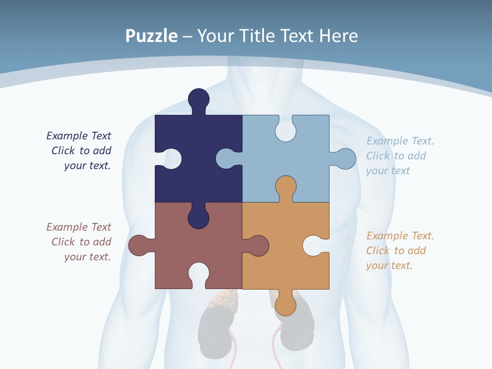 A Man's Stomach Is Shown In This Powerpoint Presentation PowerPoint Template