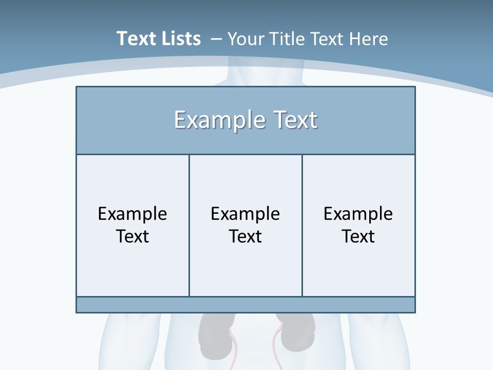A Man's Stomach Is Shown In This Powerpoint Presentation PowerPoint Template