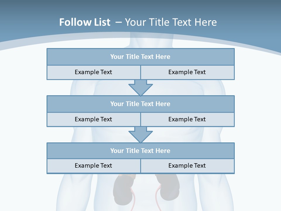 A Man's Stomach Is Shown In This Powerpoint Presentation PowerPoint Template