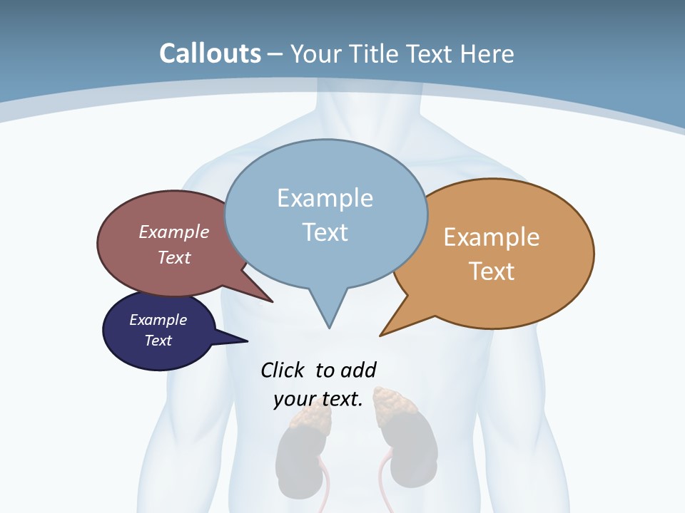 A Man's Stomach Is Shown In This Powerpoint Presentation PowerPoint Template