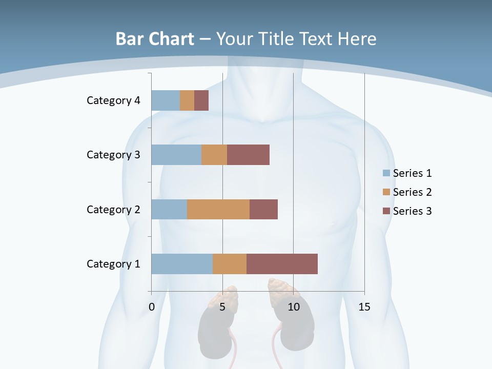 A Man's Stomach Is Shown In This Powerpoint Presentation PowerPoint Template