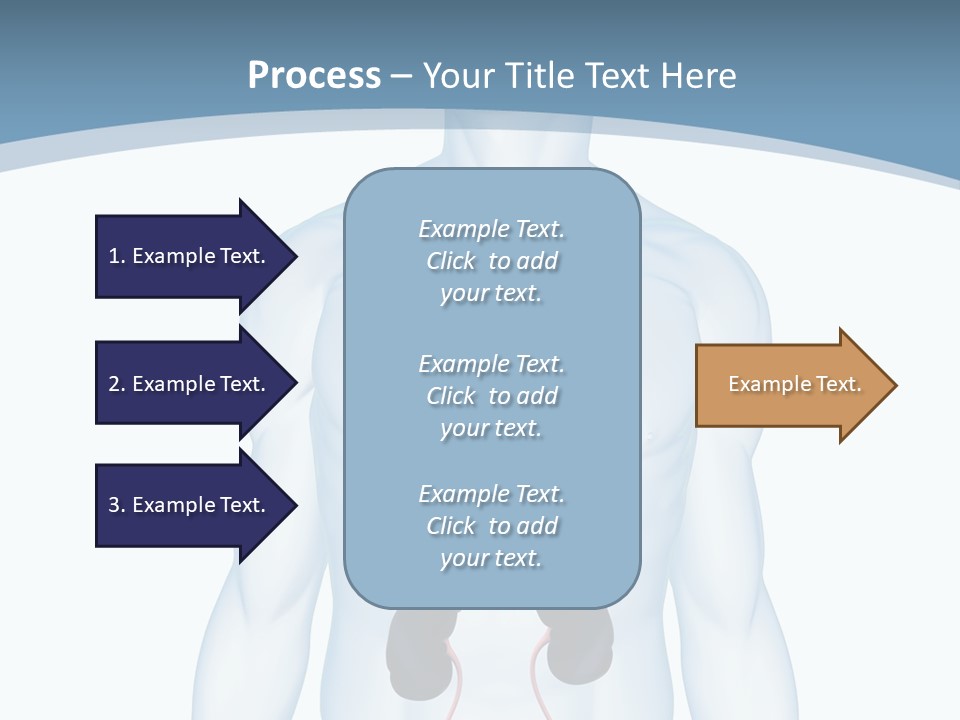 A Man's Stomach Is Shown In This Powerpoint Presentation PowerPoint Template