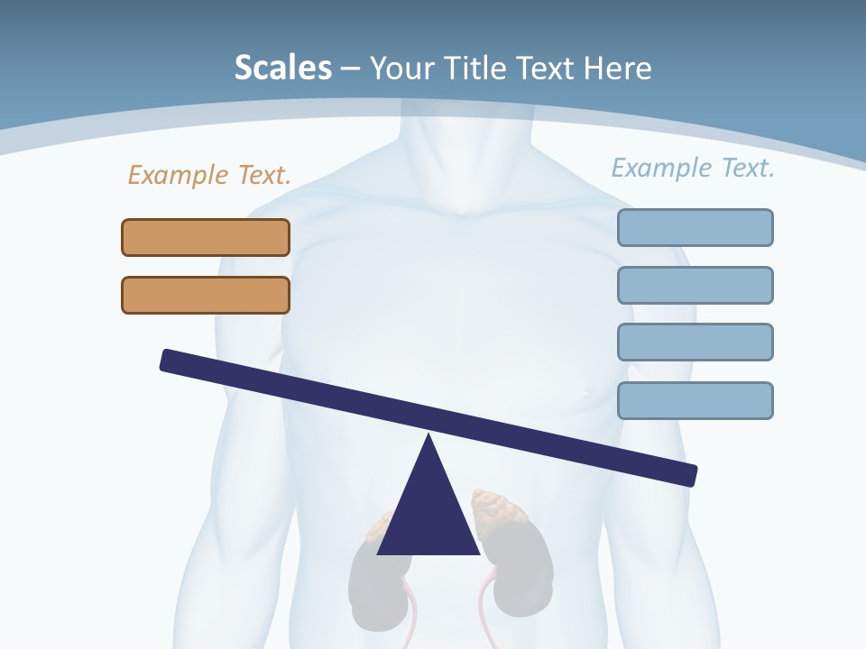 A Man's Stomach Is Shown In This Powerpoint Presentation PowerPoint Template