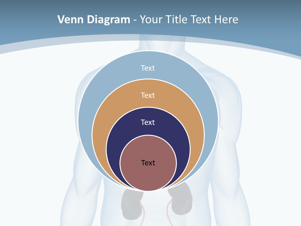 A Man's Stomach Is Shown In This Powerpoint Presentation PowerPoint Template