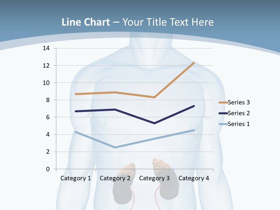 A Man's Stomach Is Shown In This Powerpoint Presentation PowerPoint Template