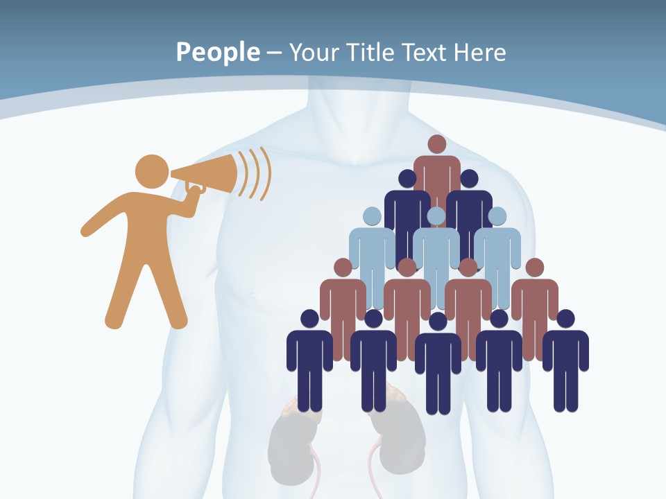 A Man's Stomach Is Shown In This Powerpoint Presentation PowerPoint Template