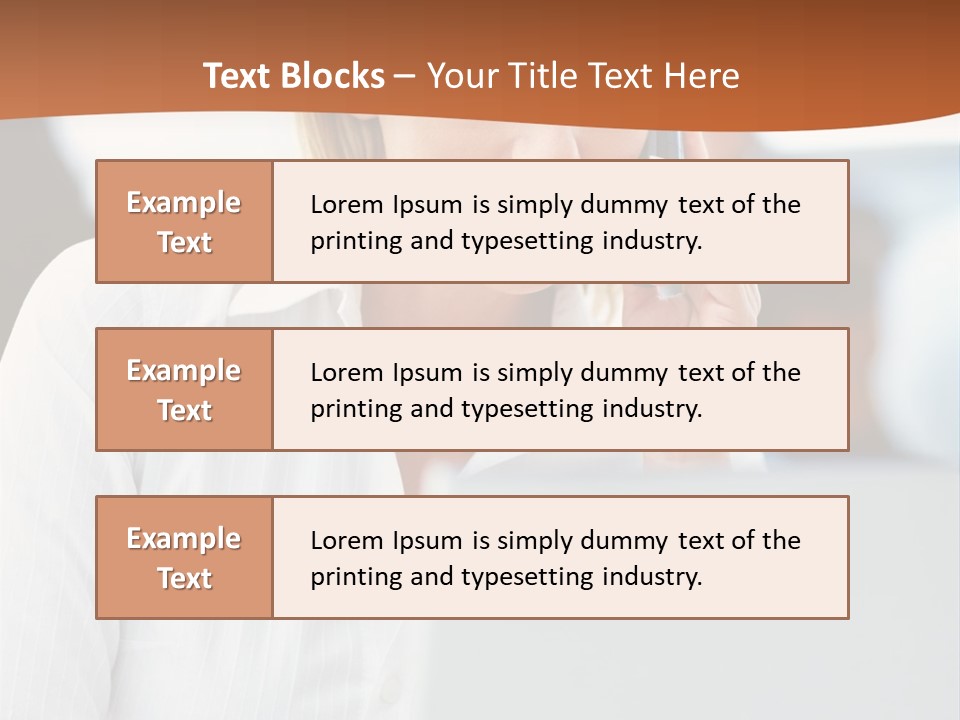 A Woman Talking On A Cell Phone In Front Of A Laptop PowerPoint Template