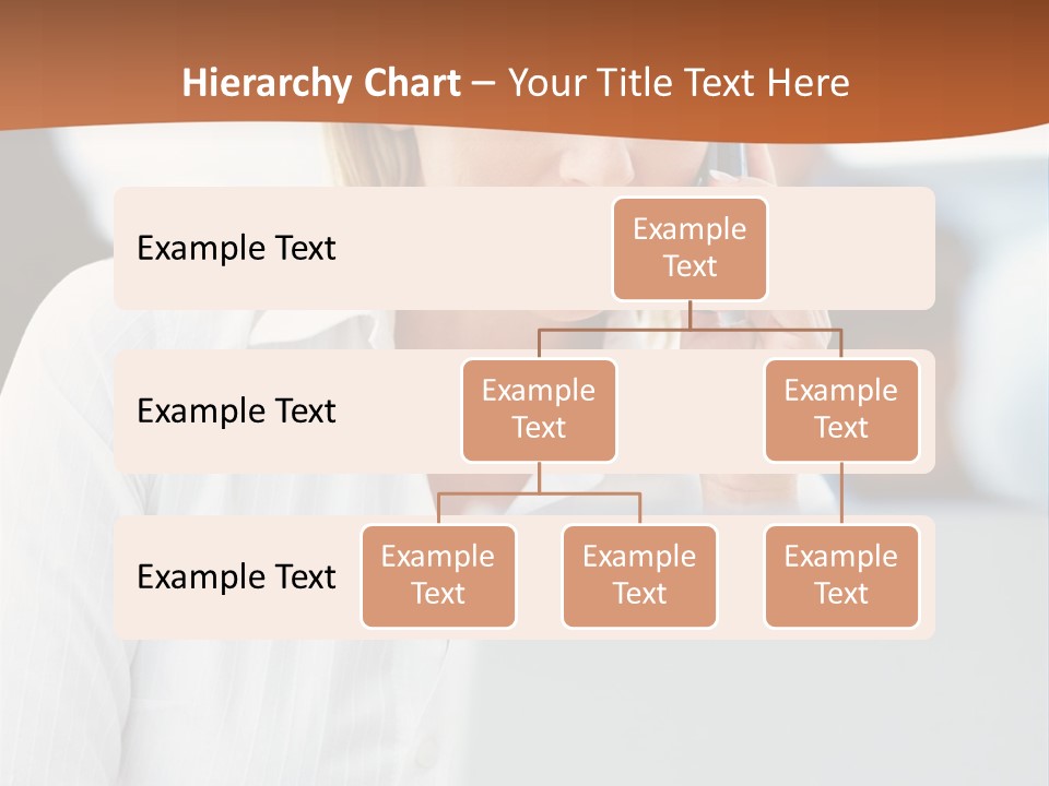 A Woman Talking On A Cell Phone In Front Of A Laptop PowerPoint Template