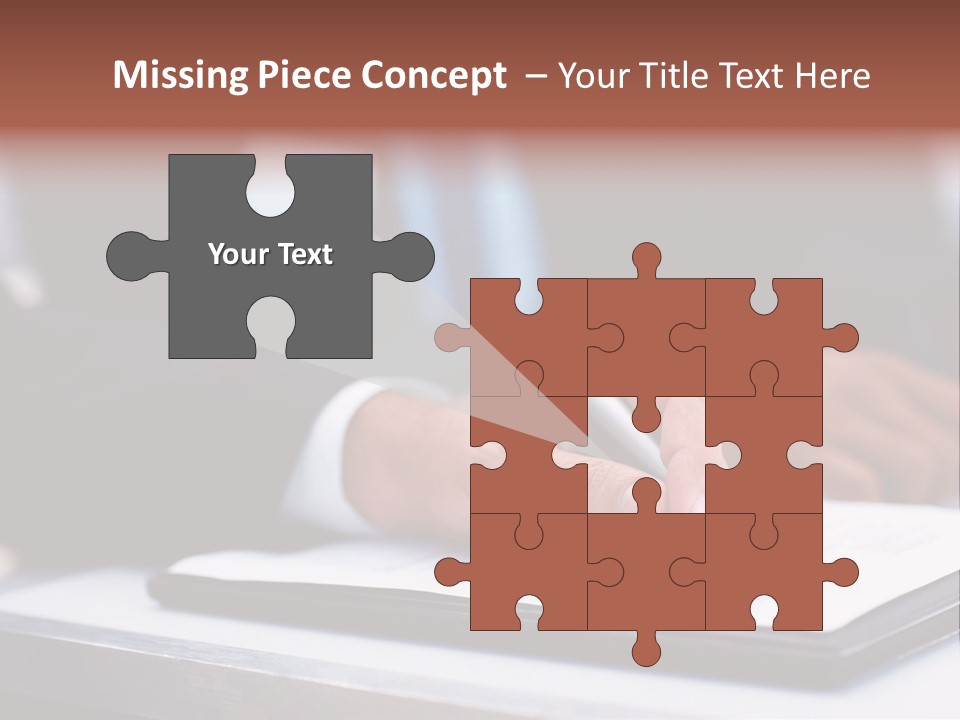 A Person Writing On A Piece Of Paper With A Pen PowerPoint Template