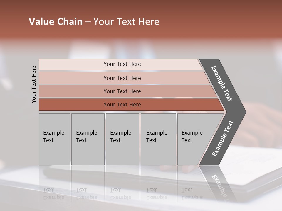 A Person Writing On A Piece Of Paper With A Pen PowerPoint Template