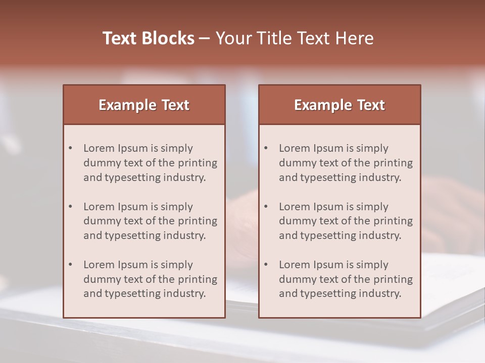A Person Writing On A Piece Of Paper With A Pen PowerPoint Template