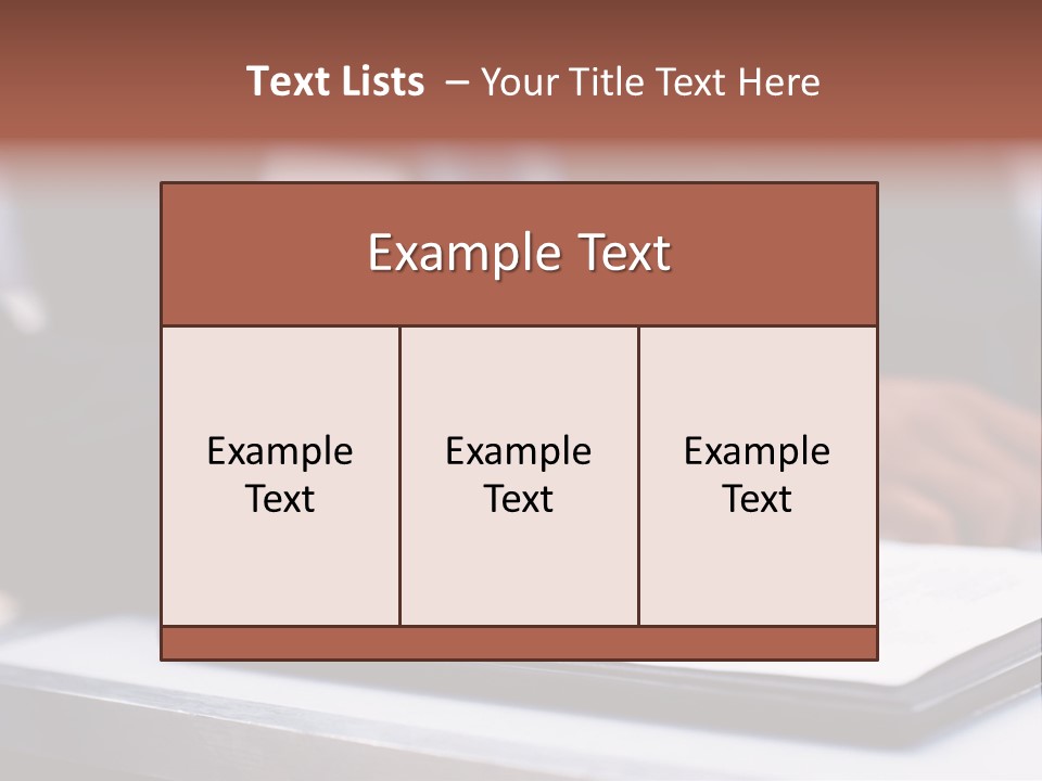 A Person Writing On A Piece Of Paper With A Pen PowerPoint Template