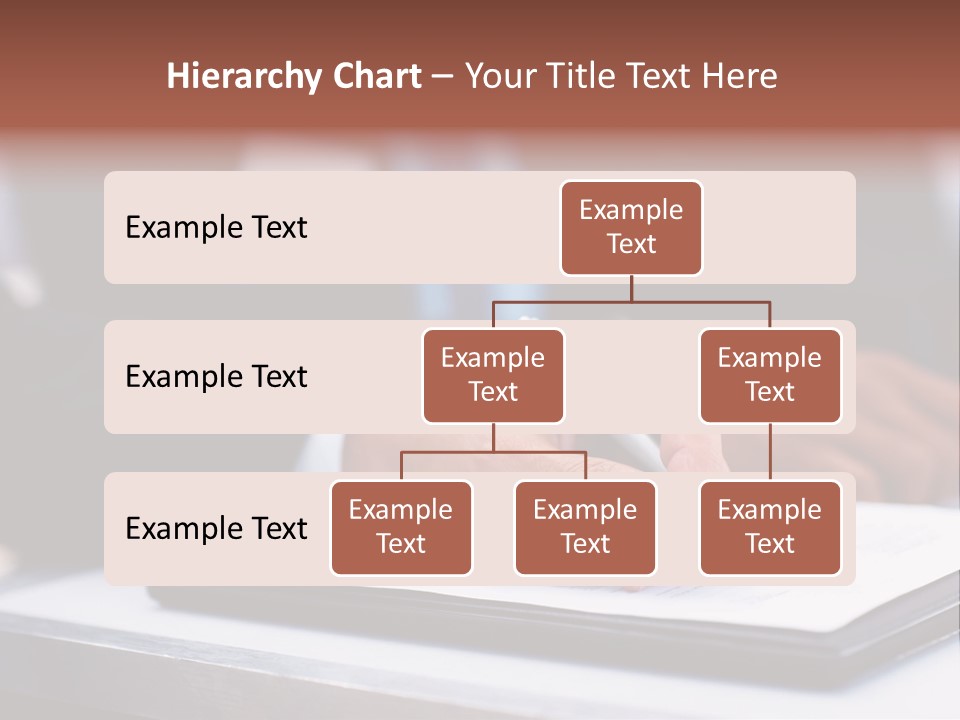 A Person Writing On A Piece Of Paper With A Pen PowerPoint Template