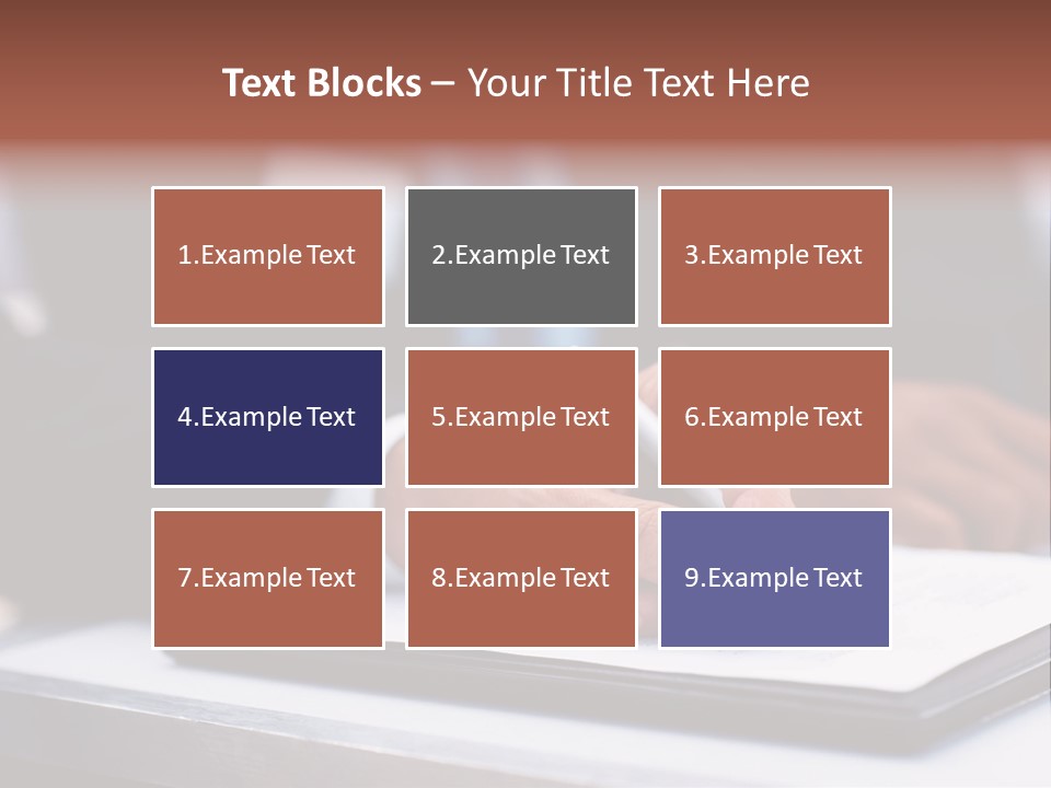 A Person Writing On A Piece Of Paper With A Pen PowerPoint Template