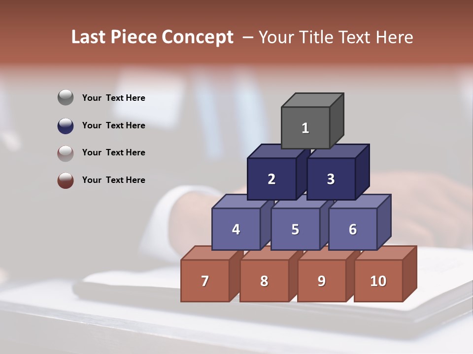 A Person Writing On A Piece Of Paper With A Pen PowerPoint Template