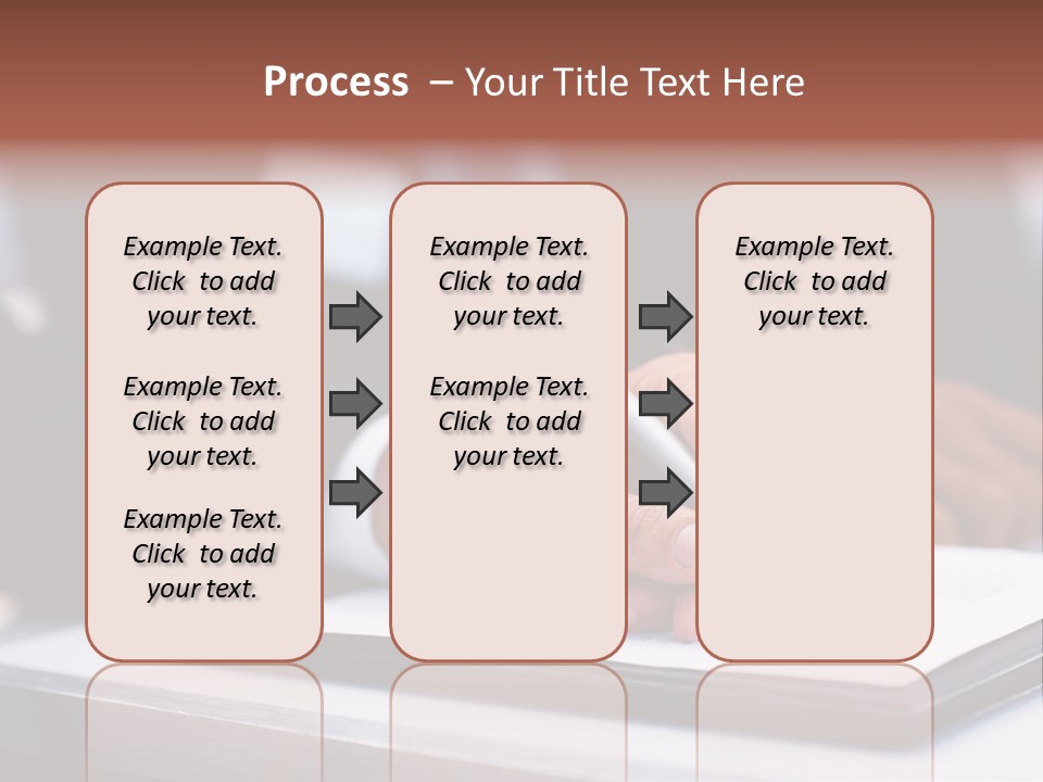 A Person Writing On A Piece Of Paper With A Pen PowerPoint Template