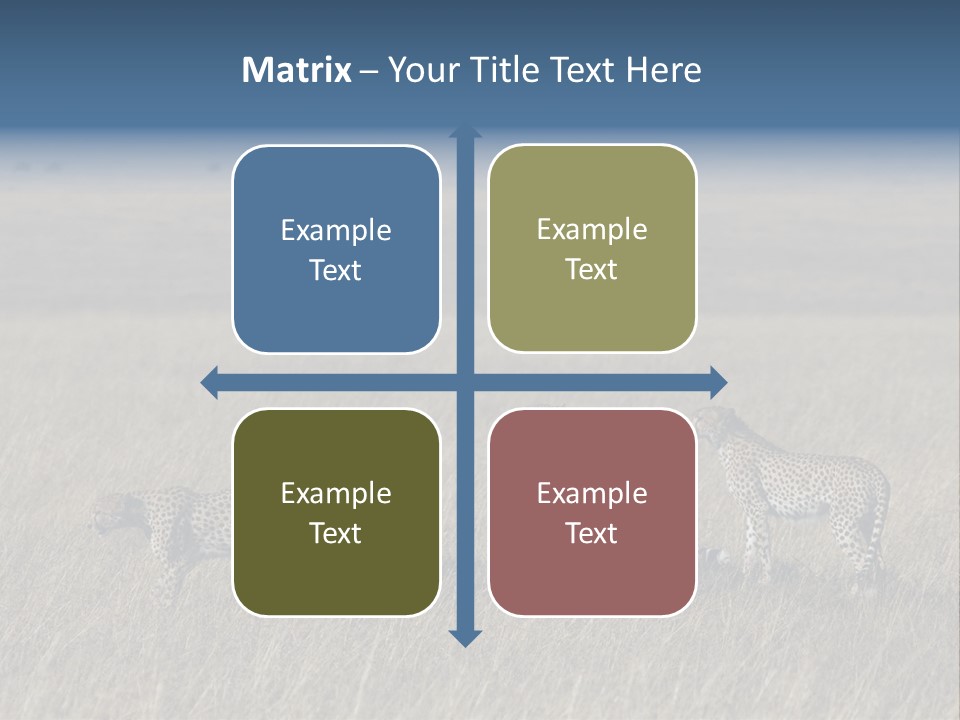 Dots Wildlife Big PowerPoint Template