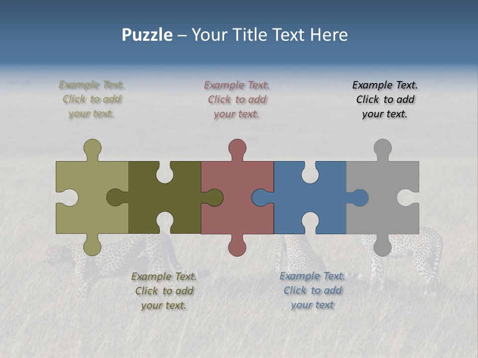 Dots Wildlife Big PowerPoint Template