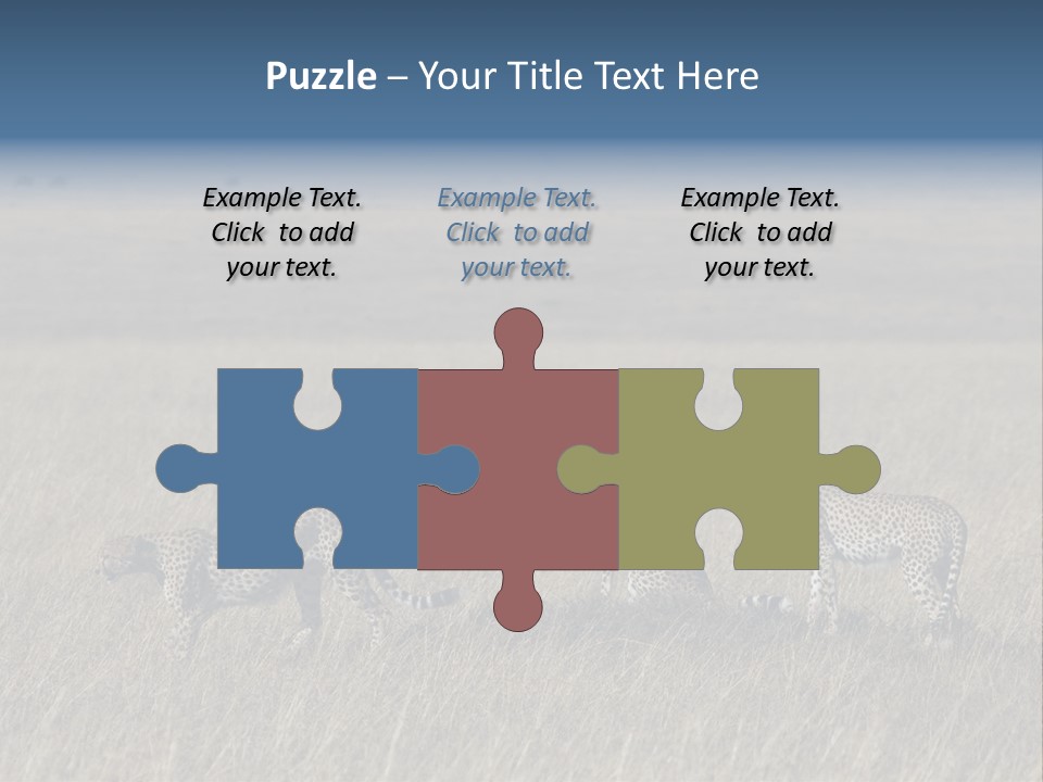 Dots Wildlife Big PowerPoint Template