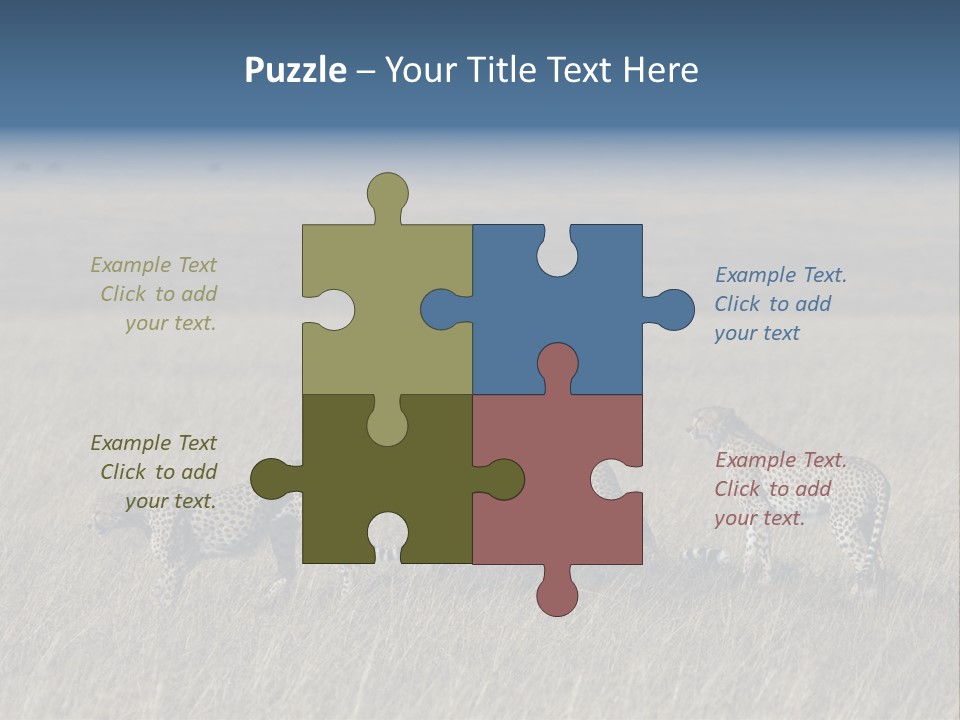 Dots Wildlife Big PowerPoint Template