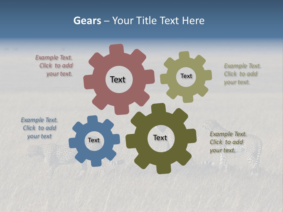 Dots Wildlife Big PowerPoint Template