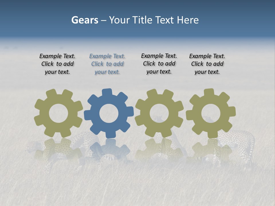 Dots Wildlife Big PowerPoint Template