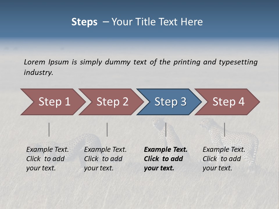 Dots Wildlife Big PowerPoint Template