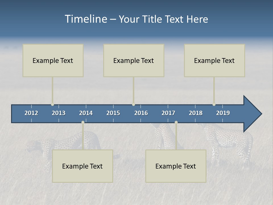 Dots Wildlife Big PowerPoint Template