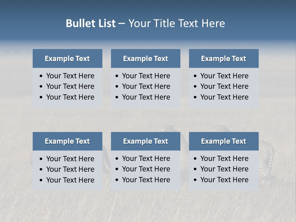 Dots Wildlife Big PowerPoint Template
