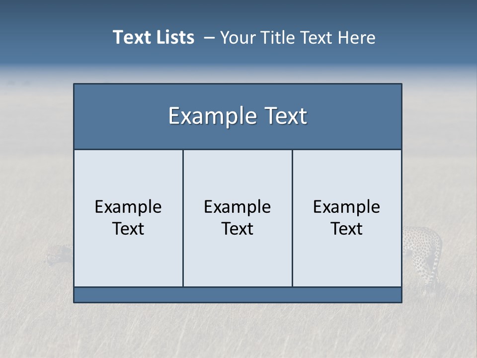 Dots Wildlife Big PowerPoint Template