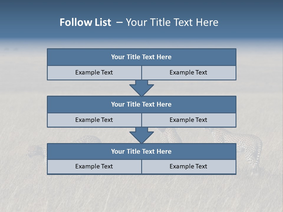 Dots Wildlife Big PowerPoint Template