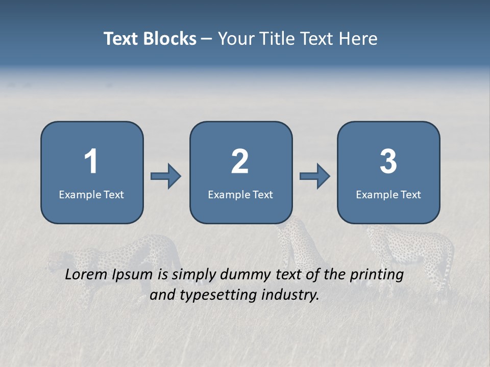 Dots Wildlife Big PowerPoint Template