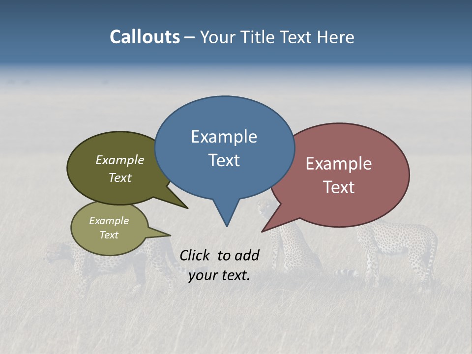 Dots Wildlife Big PowerPoint Template