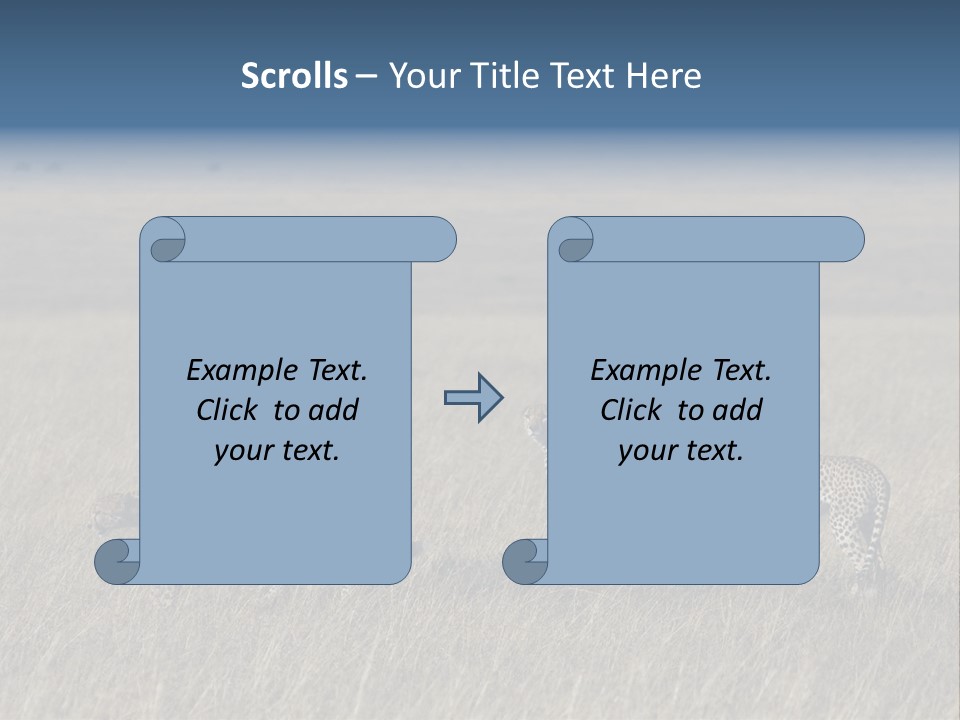 Dots Wildlife Big PowerPoint Template