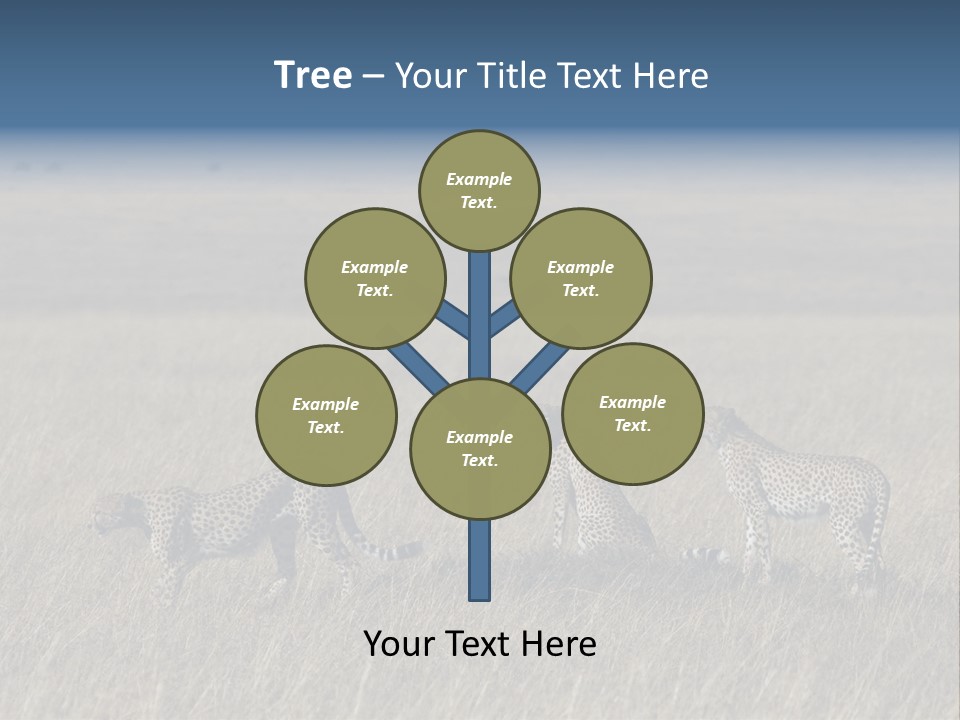 Dots Wildlife Big PowerPoint Template