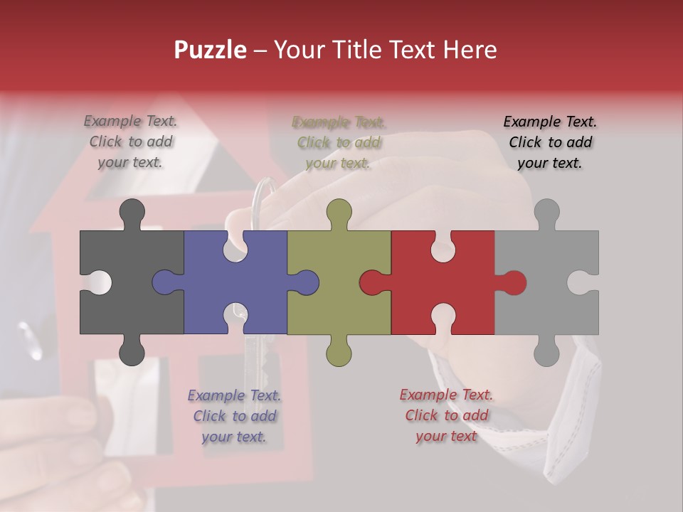 Apartment Black Payment PowerPoint Template